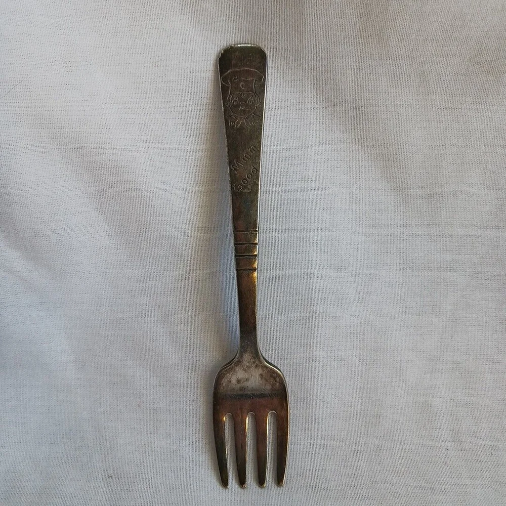 Campbell's Soup Kids Silverplate Child Fork Oneida Rogers